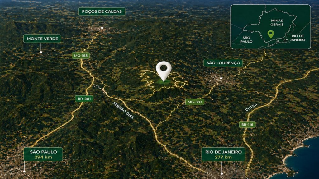 Montanha Sagrada Sítios Rurais | Lotes a partir de 20.000m² para construção de sítios e negócios.